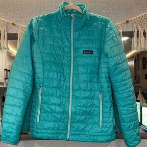 Patagonia Teal Nano Puff Jacket